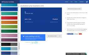 Business card maker for travelers. Business Card Maker