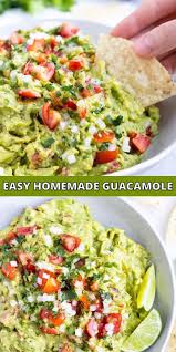 Quick Easy Homemade Guacamole Recipe Evolving Table In 2020 Guacamole Recipe Easy Homemade Guacamole Mexican Food Recipes