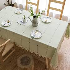 Romanzo nappe nappe de table lin glands à table tissu nappe pour décorer tissu nappe grand rectangulaire nappe en plein air nappe coton couverture table. Pahajim Nappe Rectangulaire Nappe Coton Et Lin Tissu Avec Tassel Nappe De Table Lavablemoderne Pour Decoration De Table De Cuisine Grille Verte Rectangulaire Ovale 140 X 180 Cm 4 6 Places Amazon Fr Cuisine