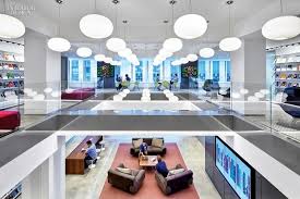 Gensler Brings Open Office Plan To Hachette New York Commercial Office Design Interior Design Interior Design Magazine