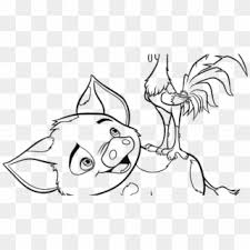 Pua pig from moana 4 coloring page disney coloring pages moana. Disney Moana Png Cartoon Moana And Pua Coloring Pages Transparent Png 405x774 6716113 Pngfind