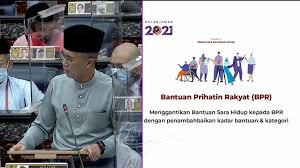 Dalam belanjawan 2021 yang dibentangkan pada 6 november 2020, kerajaan mengumumkan bahawa bantuan tunai secara bersasar akan diteruskan melalui bantuan prihatin. Belanjawan 2021 Bsh Ditukar Ke Bpr Had Umur Bujang Turun Dari 40 Ke 21 Tahun Soyacincau Com