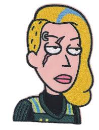 Amazon.com: C&D Visionary Rick & Morty Evil Beth Patch, Yellow, Pink