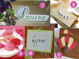 Print out your place cards. 15 Easy To Make Place Card Ideas