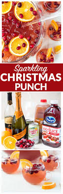 When to serve champagne cocktails. Christmas Punch