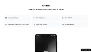 Alcatel 3 2019 Dual SIM LTE EMEA 32GB ...