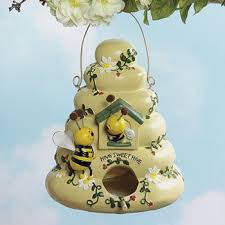 Bees Beehive Birdhouse Outdoor Garden Yard Decor Amazon Patio Lawn Garden With Images Yard Decor Bird Houses Disney Garden