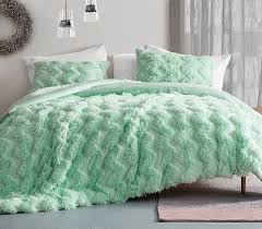 The minimum room size for a twin bed to fit naturally is 7 x 9 feet. Twin Extra Long Dimensions For Dorm Size Beds Plush Green Oversized College Comforter