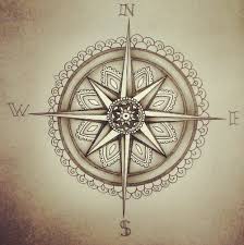 Shine A Light And Guide Me Home By Ms Just A Little Compass Mandala Because I Was Feeling Pretty Nautical And Lo Tattoos And Body Art And Coolness Compa