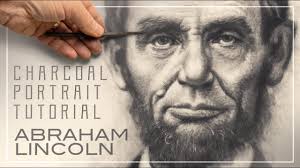 Abraham lincoln portrait abraham lincoln literally walked the corridors of the treasury building and his life as president is very much a part of treasury's history. Abraham Lincoln Portrait Getting A Likeness In Artist Charcoal Youtube