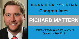 Richard Mattern Recognized as Finalist in Memphis Business Journal's Best  of the Bar