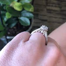 Detailed Diamond Engagement Ring Engagement Rings Engagement Diamond Engagement