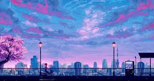 ❤ get the best purple abstract wallpaper on wallpaperset. 29 Aesthetic Anime Hd Desktop Wallpaper 51 Aesthetic 4k Wallpapers On Wallpapersafari Download Cityscape Wallpaper Desktop Wallpaper Art Scenery Wallpaper