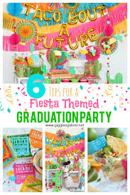I've made versions of this taco bar regularly for the past few years and i finally took some pics of it! 6 Tips For A Fiesta Themed Graduation Party Giggles Galore