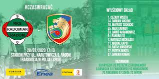 Oficjalny profil rks radomiak radom na instagramie. Rks Radomiak Radom On Twitter Prezentujemy Sklad Radomiaka Na Dzisiejszy Barazowy Mecz Z Miedzlegnica Poczatek O Godz 17 10 Transmisja W Polsat Sport Razempoawans 1liga Https T Co Rgv9sylf5t