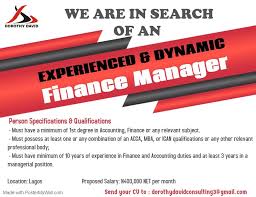 Essential knowledge, skills, and experience partnerships. Derin Ogunmola Job Title Finance Manager Location Facebook