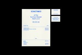 Work By Actual Source Invoice Design Stationery Design Art Book Fair