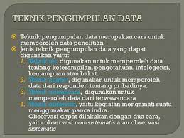 Pengumpulan Data Pengertian Ppt Download