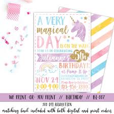 Text Message Daughter Birthday Invitation Message Unicorn Invitation Rainbow Invitation Magical Birthday Invitation Unicorn Birthday Invitation Rainbow Birthday Invitation Unicorn Party Unicorn Party Invites Printable Unicorn Invitations Unicorn Invitations