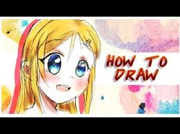 Cute anime girls are a joy to look at. How To Draw Kawaii Anime Girl Face Easy Tutorial Youtube