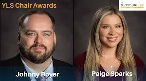 Johnny Boyer, Paige Sparks honored with 2025 YLS Chair Awards