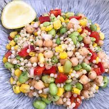 Maybe you would like to learn more about one of these? Pearl Couscous Chickpea Edamame Salad The Healthy Spoon