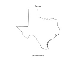 Texas Blank Map Scrapbook Download Texas Map Map