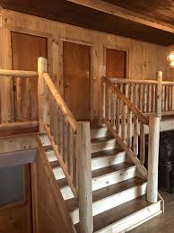 6 Different Types of Staircases - Log Siding, Paneling, Railing, Trusses &  More - Northern Log