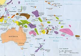 Resultado de imagen de mapA OCEANIA politico capitales