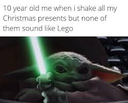Baby yoda and his soup is the new sipping tea meme. Baby Yoda Is Not Happy With His Christmas Prezzies R Babyyoda Baby Yoda Grogu Know Your Meme