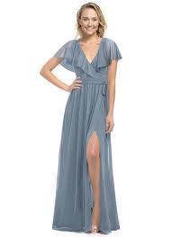 Azazie Jael Bridesmaid Dresses Azazie Dusty Blue Bridesmaid Dresses Blue Bridesmaid Dresses Bridesmaid Dresses