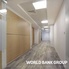 The building is certified as a leed silver building. World Bank Difc Corridor Area World Best Interior Bank
