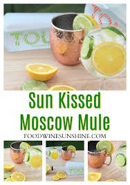 Sun Kissed Moscow Mule Recipe In 2020 Vegan Recipes Easy Refreshing Cocktail Recipe Wine Recipes