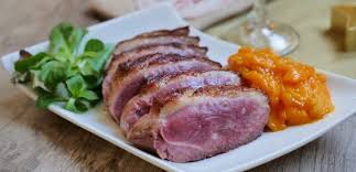 Magret De Canard Compotee De Mangue Recette En 2020 Magret De Canard Mangue Canard