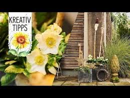 Diy Dekotipp Mit Helleborus Kubel Mit Christrose Weihnachtswichtel Volmary Kreativtipps Youtube Christrose Blumen Pflanzen Weihnachtswichtel
