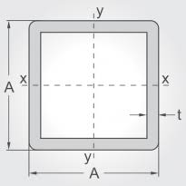 calculator for hollow structural sections square