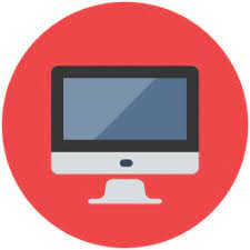 Modern flat icons with long shadow effect in stylish colors. Computer Flat Icon 188928 Free Icons Library