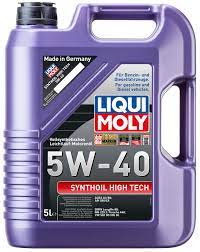 Liqui moly, бочка, вязкость sae: Liqui Moly Synthoil High Tech 5w 40 Motorol Vollsynthetisch 5 Liter Oil Center