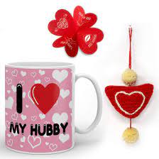 A lot has been said and written about how much a wife does for her hubby. Buy Indigifts Valentine Day Gift For Husband I Love My Hubby Quote Coffee Mug 330 Ml 1 Heart Hanging Anniversary Gift For Husband Gifts For Husband Birthday Husband Gifts For