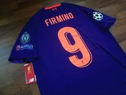 Visit the new balance store. Bnwt Authentic 2018 19 Liverpool Purple Away Jersey Firmino Print Medium Ucl Ebay