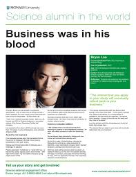 Browse relevant sites & find biotechnology. Business Was In His Blood Bryan Loo