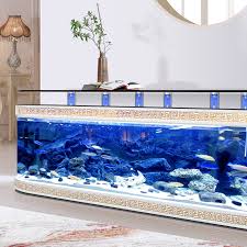 It's not necessarily a bad idea, but my main question would be: Shengju Tv Cabinet Goldfish Tank Aquarium European Coffee Table Living Room 1 2 Meters Free Water 1 5 3 Meters Half Round