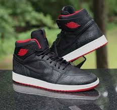 Air Jordan 1 Retro High Nouveau Snakeskin Black Red 819176 001 Men S Size 12 Jordan Basketballshoes Sneaker Collection Retro Sneakers Air Jordans