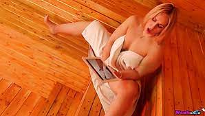 Bathroom teen loves to play with herself. A Bit Plump Lady Ashley Rider Plays With Her Boobies And Pussy In Bathroom