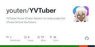 GitHub - youten/YVTuber: YVTuber(Yume VTuber System) is Unity project for  VTuber(Virtual YouTuber).