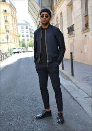 Black Bomber Jacket Outfit Ideas Men Onpointfresh Men S Style Grooming Gear Mens Outfits Navy Bomber Jacket Blue Bomber Jacket