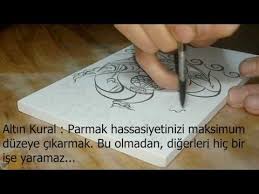 Cizim De Ilk Ders Firca Kullanimi Youtube Brave Tezhip Firca