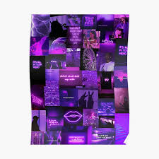 Dark purple aesthetic violet aesthetic lavender aesthetic aesthetic colors aesthetic collage music aesthetic purple aesthetic background aesthetic vintage aesthetic painting. Purple Collage Posters Redbubble