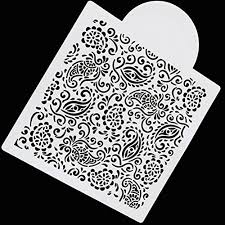 Seamless floral pattern on white background poster easy installation 365 days to return browse other patterns from this collection! Doily Paisley Floral Pattern Stencil 6 X 6 Victorian Custom Stencils From Bakell Buy Online In Montenegro At Montenegro Desertcart Com Productid 45032429