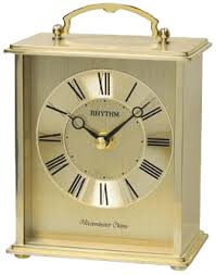 Metal Case Piano Finish Colour Gold Hourly Westminster And Striking 16 Classic Songs 3 Christmas Songs 2 X Aa Batter Clock Table Clock Table Clocks